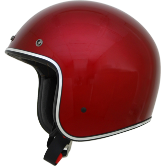 Candy apple red motorcycle helmet sale