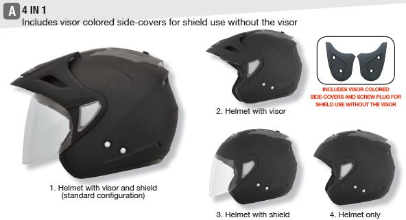 AFX HELMET FX50 MUL ITALY XL 0104-2052